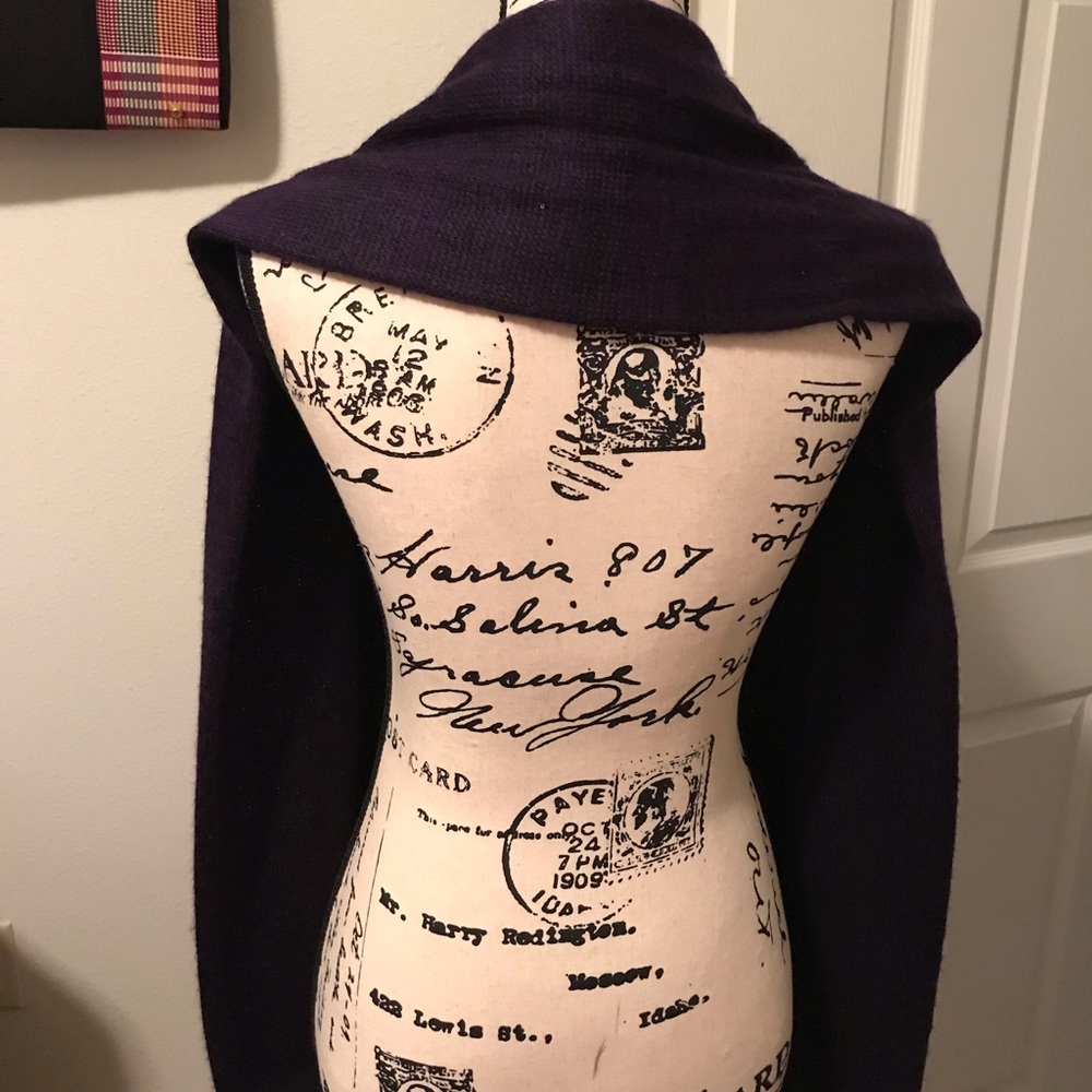 Calvin Klein Sweater Wrap with Dazzling Sparkles - Picture 5 of 6